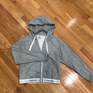 Calvin Klein — Modern Cotton Stretch Zip Hoodie